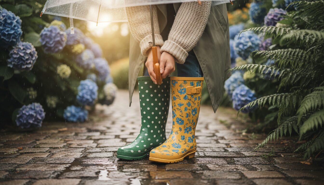 découvrez le confort et la douceur au quotidien avec nos jolies bottes de pluie, alliant style et bien-être pour affronter toutes les saisons en toute sérénité.